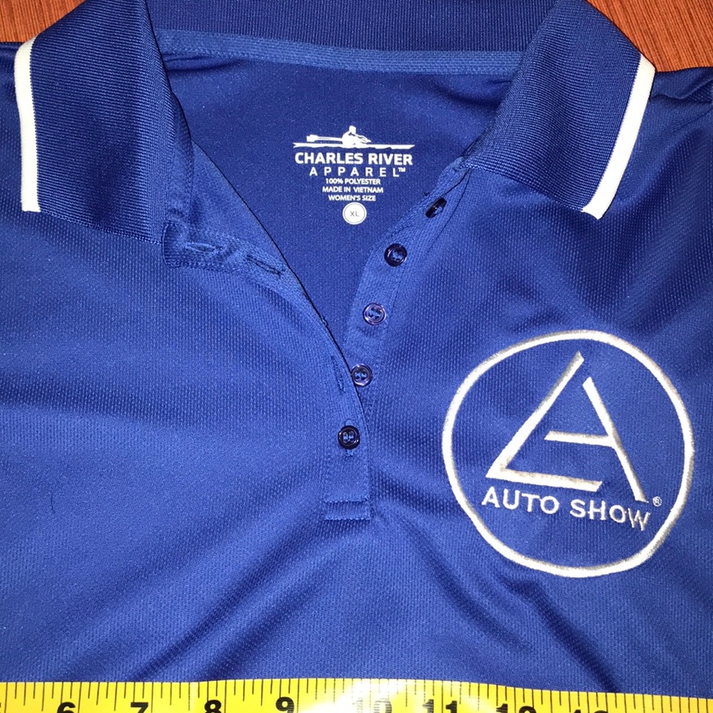 NWOT 2019 L. A. Auto Show Collared Shirt - Picture 2 of 4